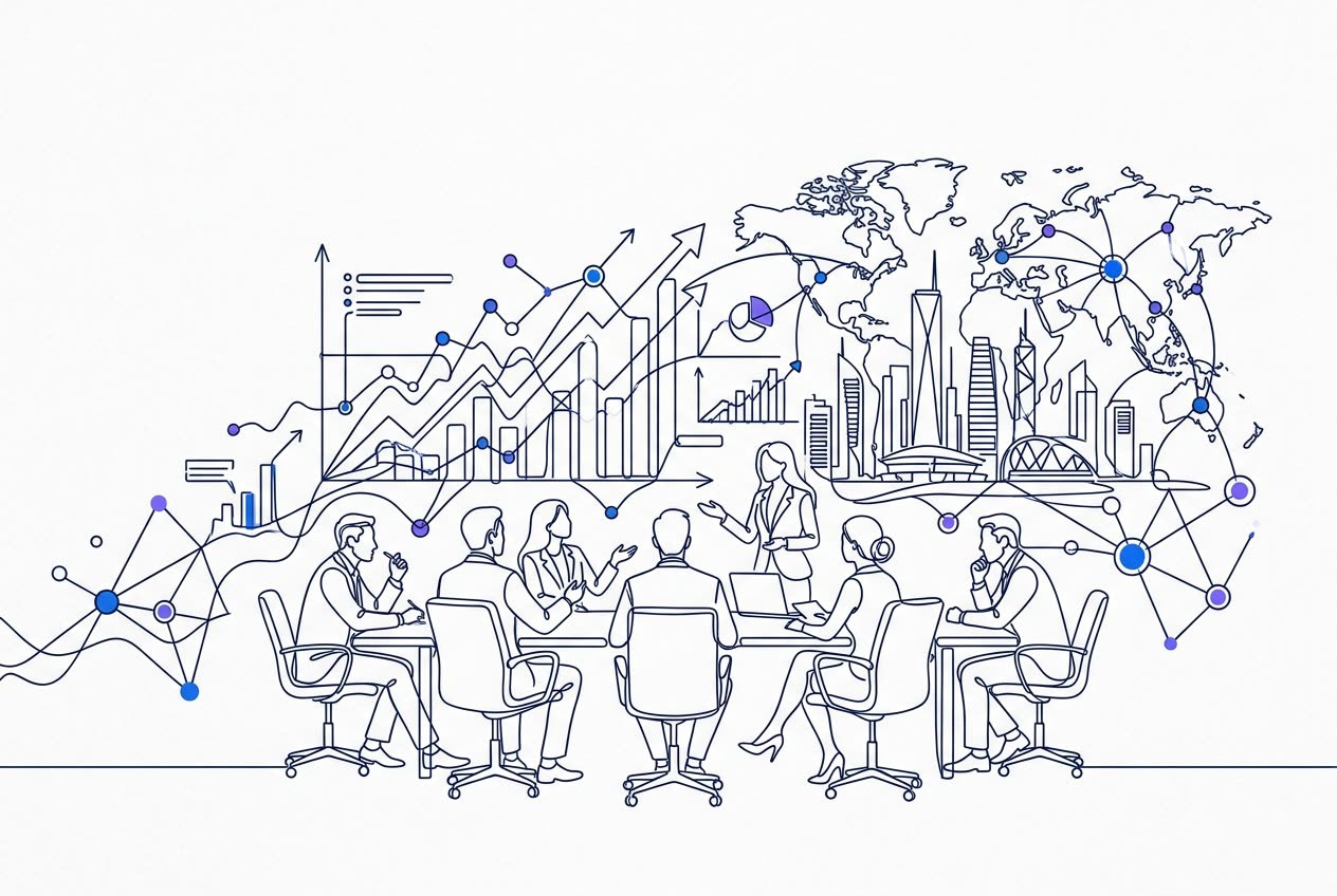 Strategic Advisory line illustration