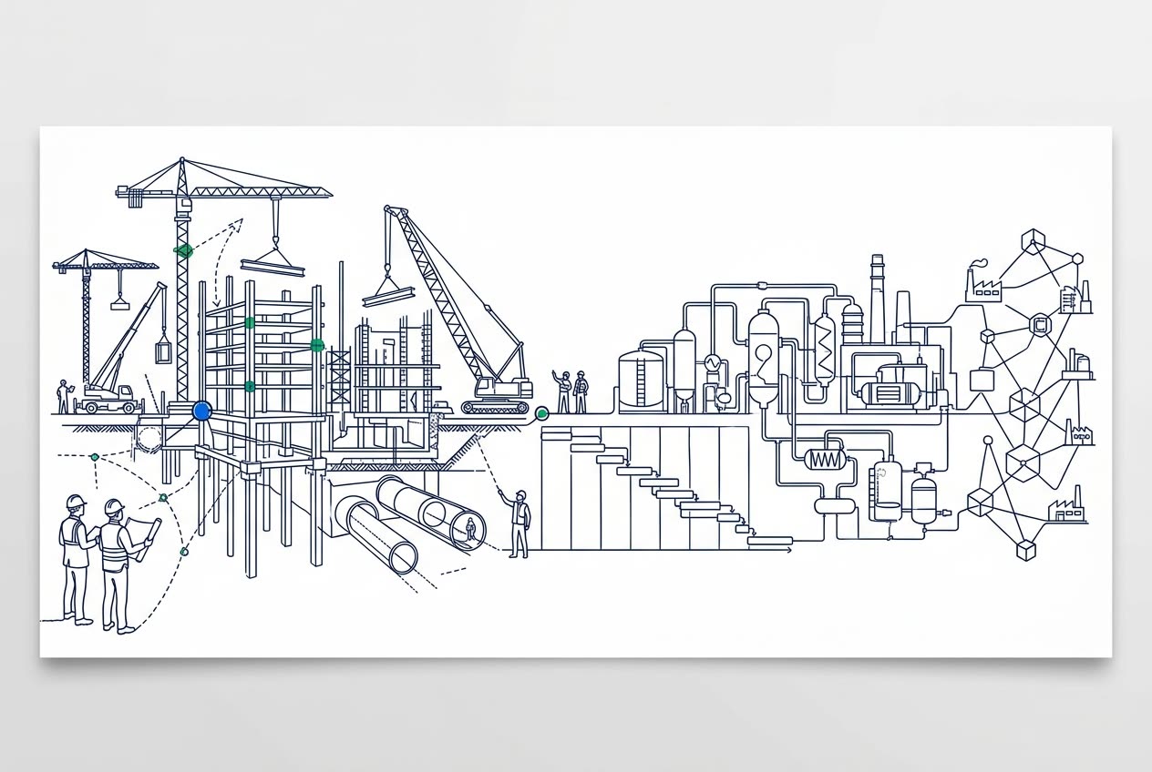 Project & Program Development line illustration